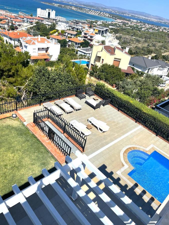 Luxury Villa With Amazing View, Cesme Bagian luar foto