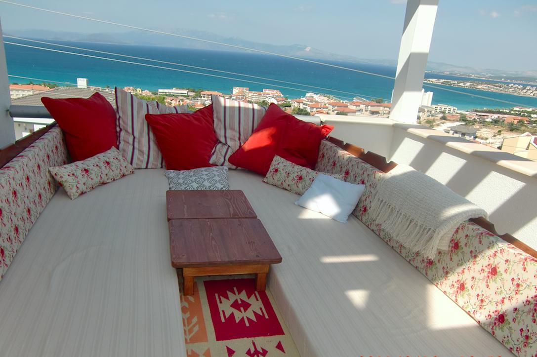 Luxury Villa With Amazing View, Cesme Bagian luar foto